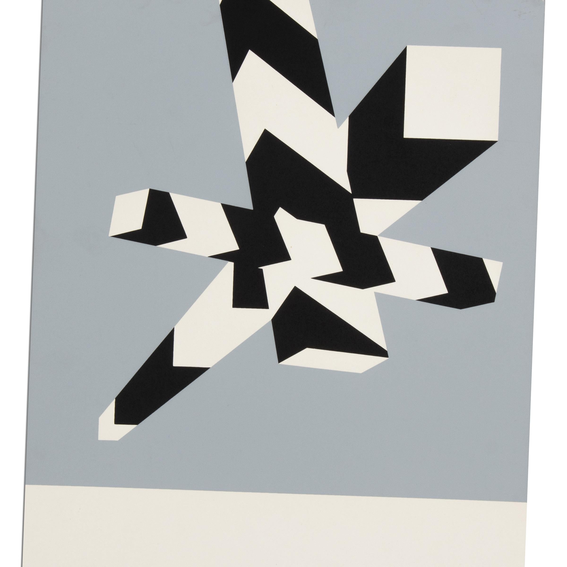 Allan D'Arcangelo, Ohne Titel – Siebdruck von 1969, Abstrakte Kunst, Pop Art im Angebot 4