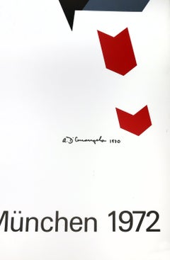 Allan D’Arcangelo Olympics Munich 1972 Poster