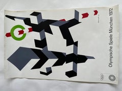 Allan D'Arcangelo, Original Rare Poster, Olympic Munich Games 1972