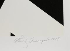 Caves, Pop Art Geometric Abstract Screenprint by Alan D'Arcangelo