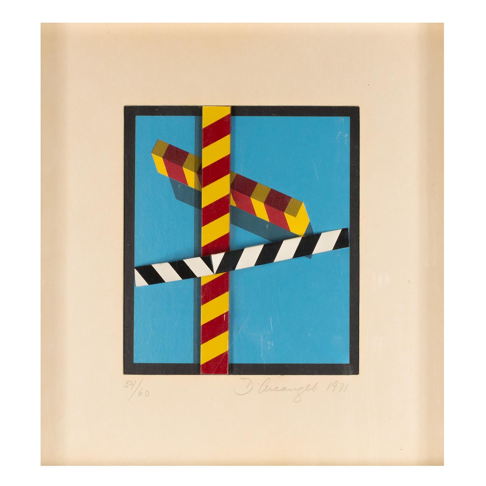 Landscape (Highway) - Print de Allan D'Arcangelo