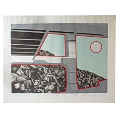 Allan d
Arcangelo Signed 1978 Artist’s Proof Abstract Pop Art Serigraph