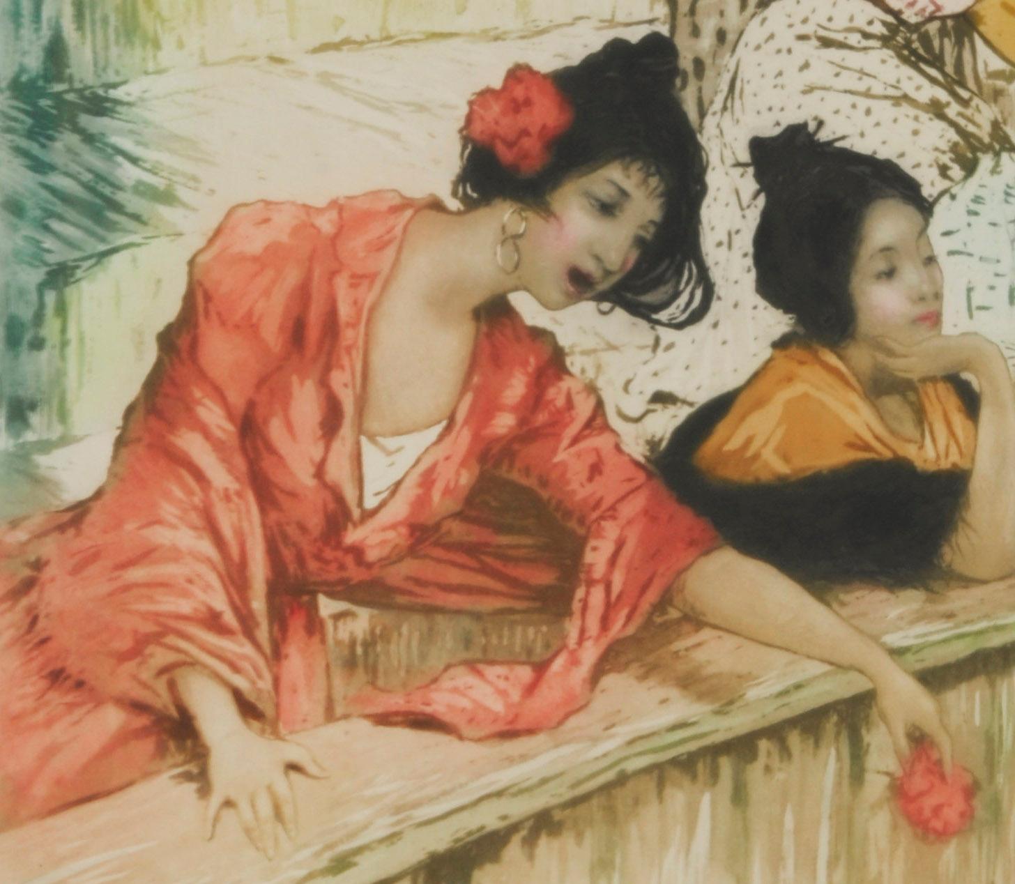 A la Corrida - Print by Allan Erik August Osterlind