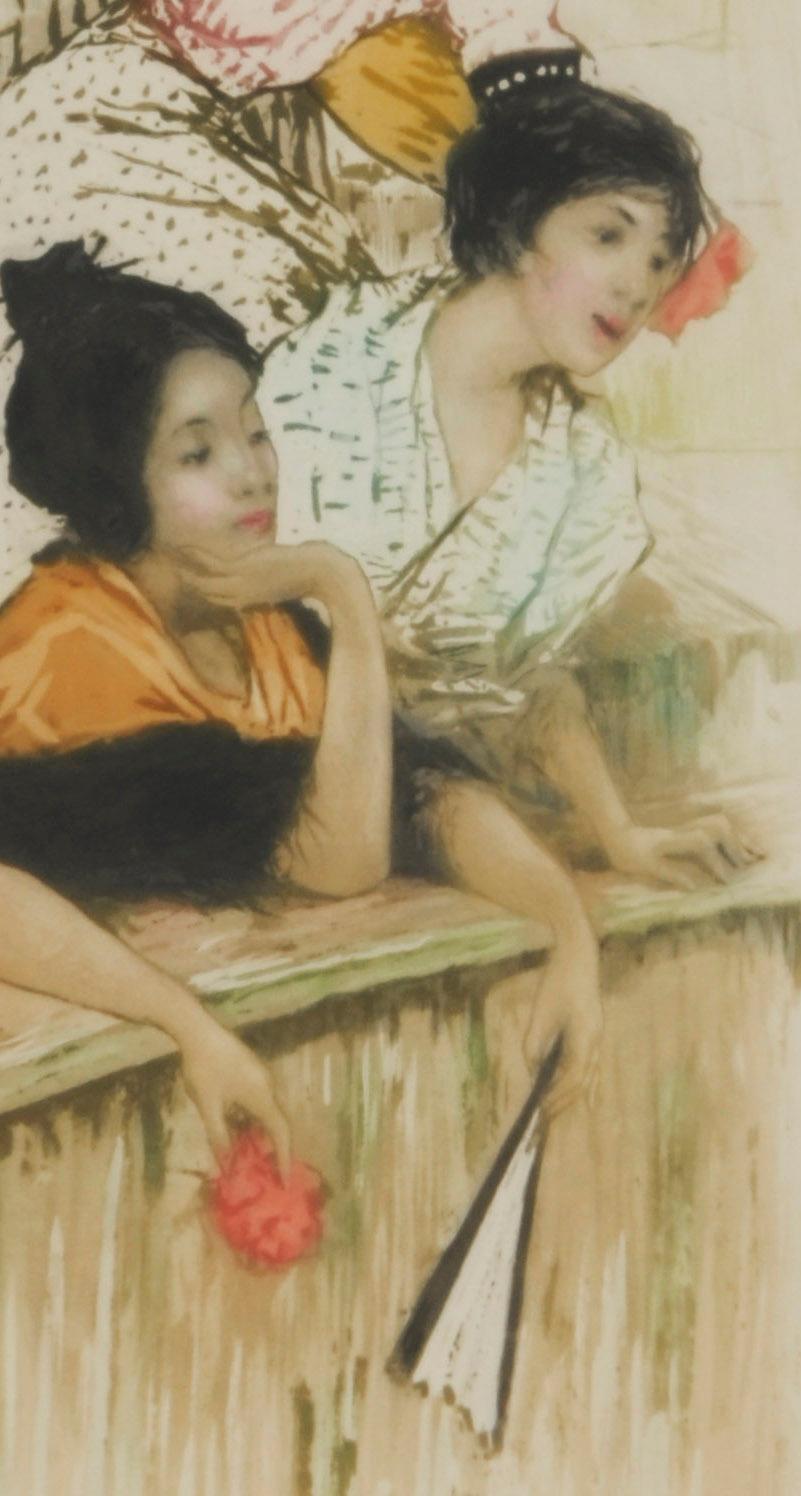 A la Corrida - Impressionist Print by Allan Erik August Osterlind