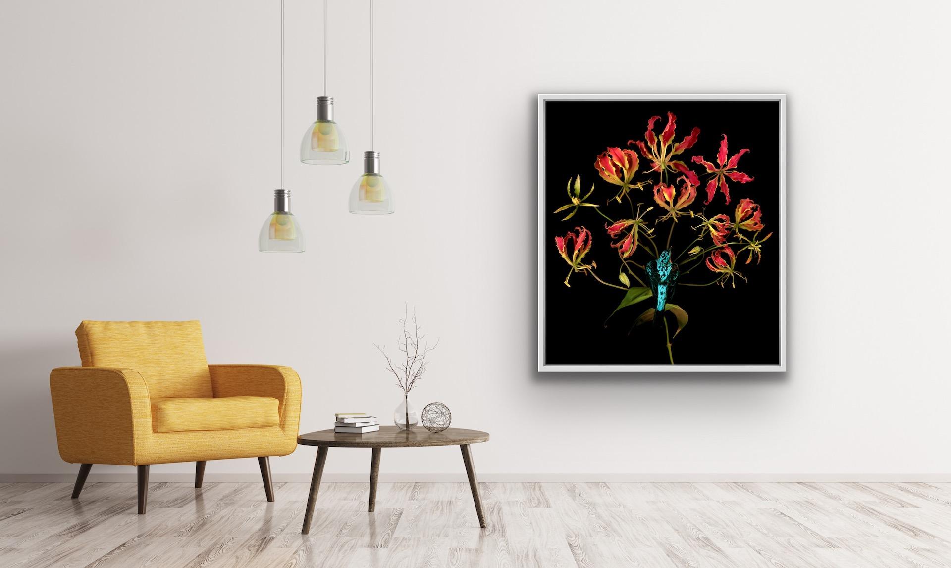 Allan Forsyth, Flame Flight, Contemporary Art, Floral Art, Art Online For Sale 3