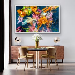 Aqua Flora No6, , Limited Edition Chromagenic Photographic Print Large Floral Art