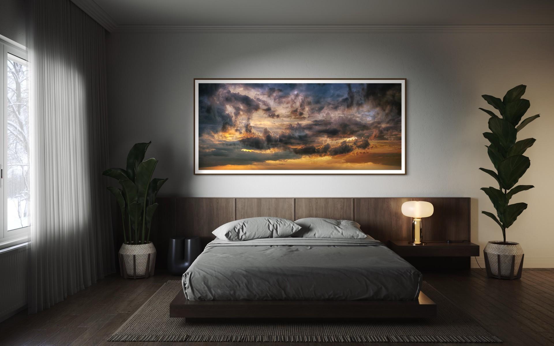 Actos de Fe, Fotografía Abstracta, Paisaje Artístico, Naturaleza, Fotografía de Paisaje Aéreo - Still-Life Print Negro de Allan Forsyth