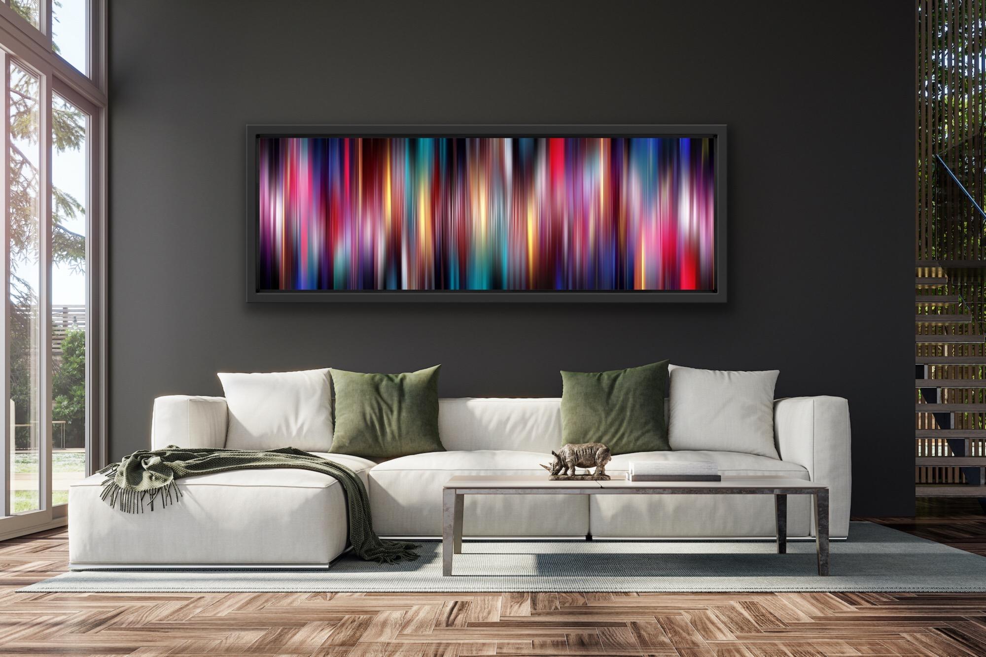 Killer Kisses, Colourful Abstract Art, Contemporary Abstract Statement Art - Print by Allan Forsyth