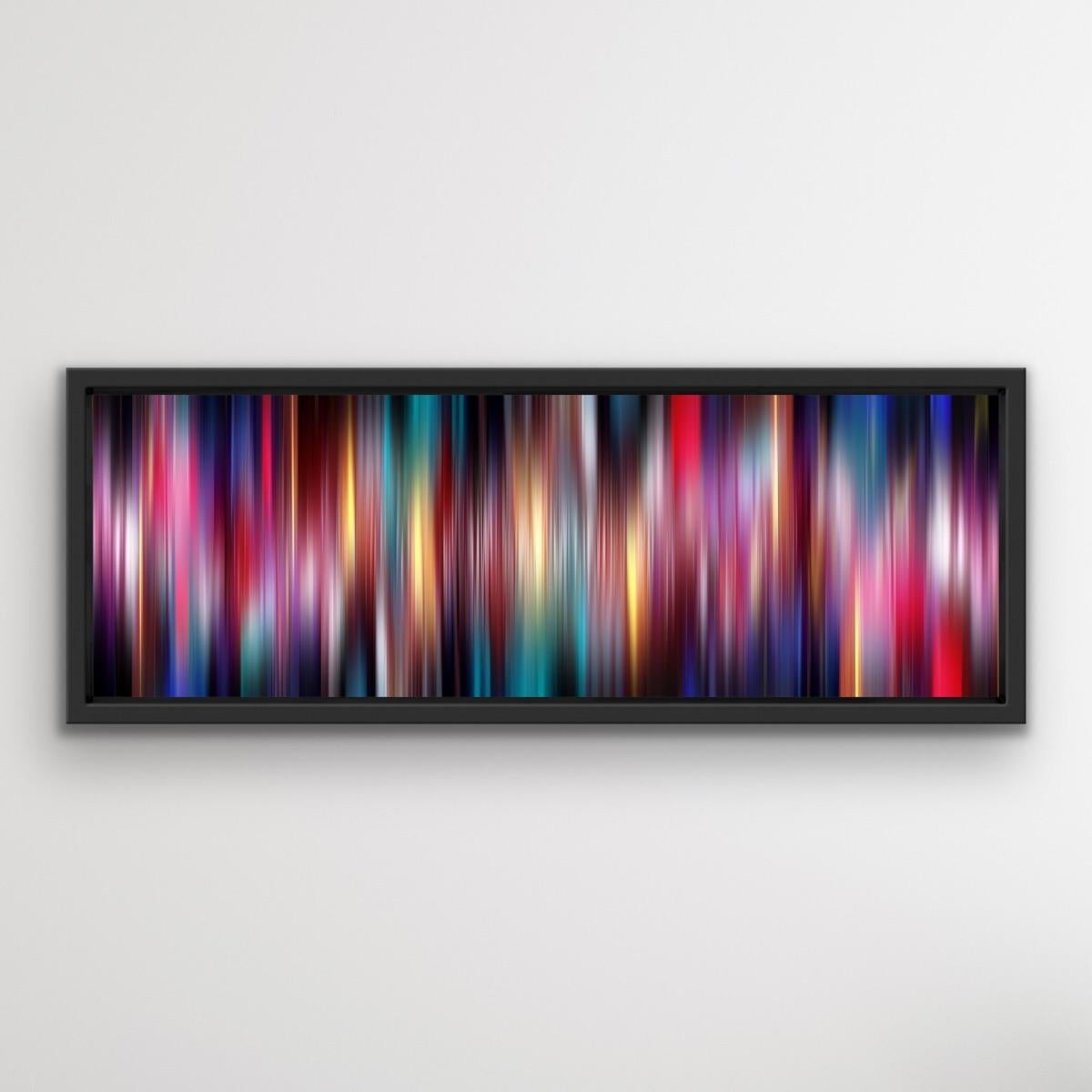 Killer Kisses, Colourful Abstract Art, Contemporary Abstract Statement Art - Black Abstract Print by Allan Forsyth