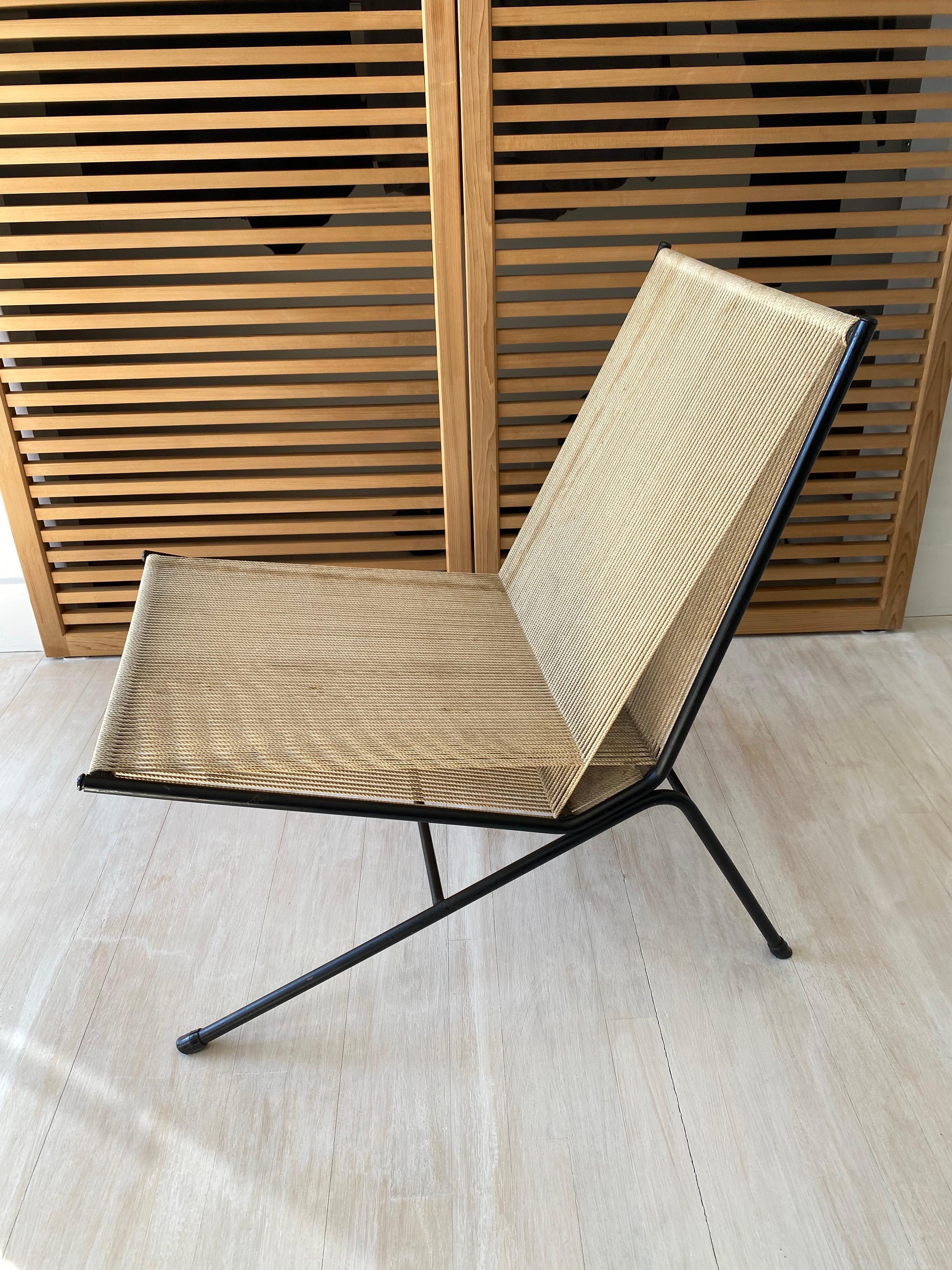 Allan Gould All Original String Chair For Sale 1