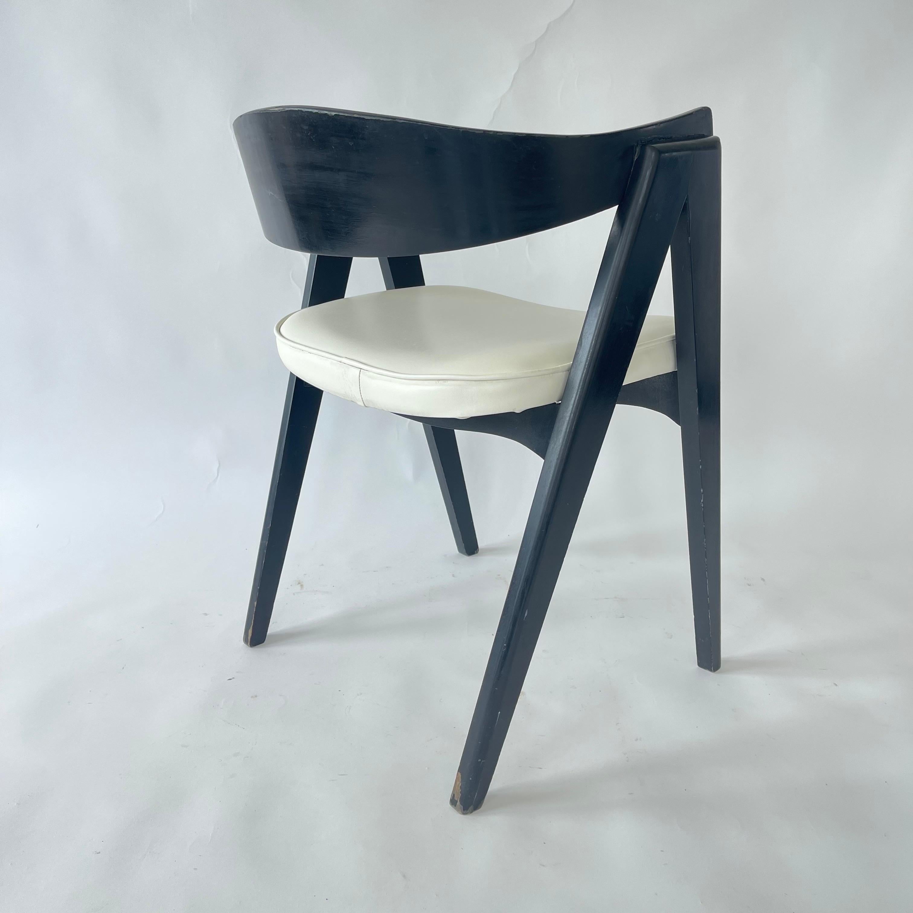 Painted Allan Gould Attributed Compass Chair for Herman Miller, USA  1940s