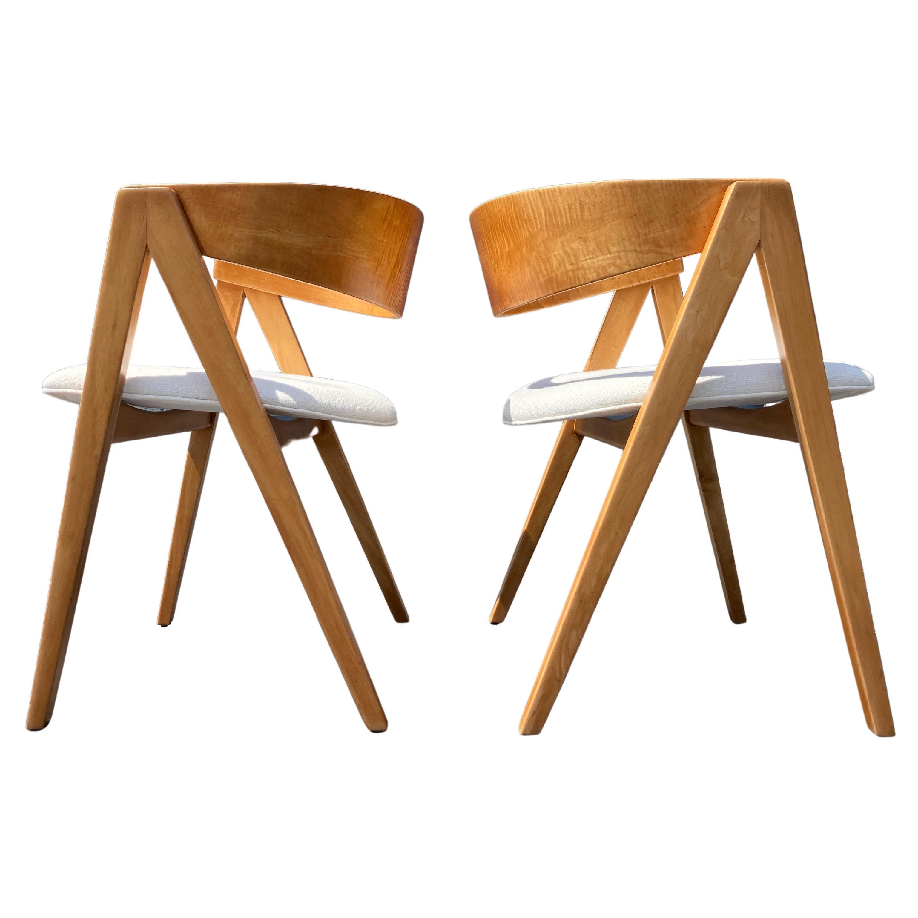 Allan Gould Chairs, Mid Century Modern For Sale