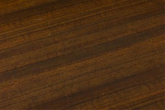 Allan Gould Mid-Century American Wood and Black Metal Magazine Coffee Table