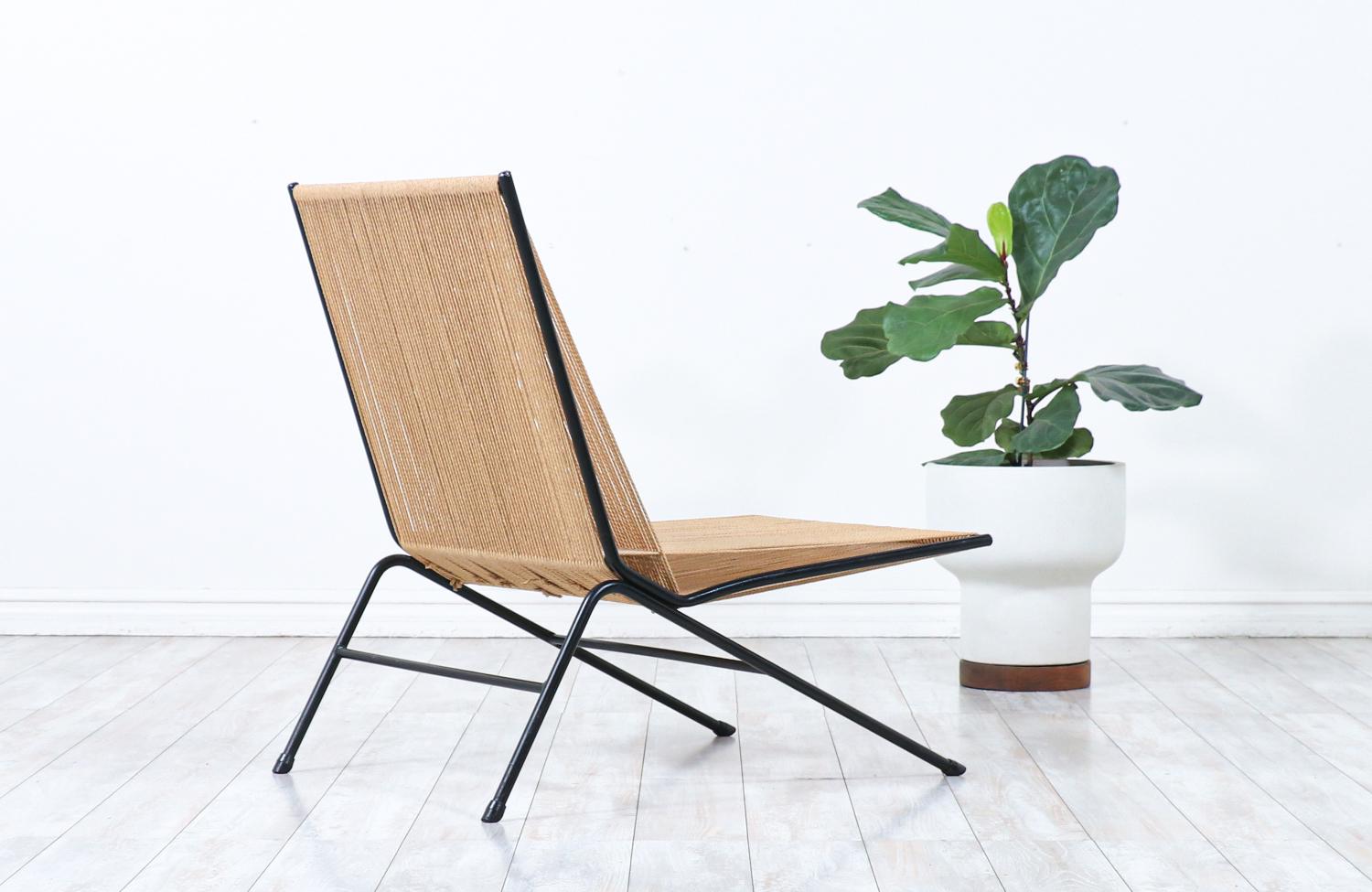 Américain Expert en restauration - Allan Gould String Lounge Chair pour Functional Furniture en vente