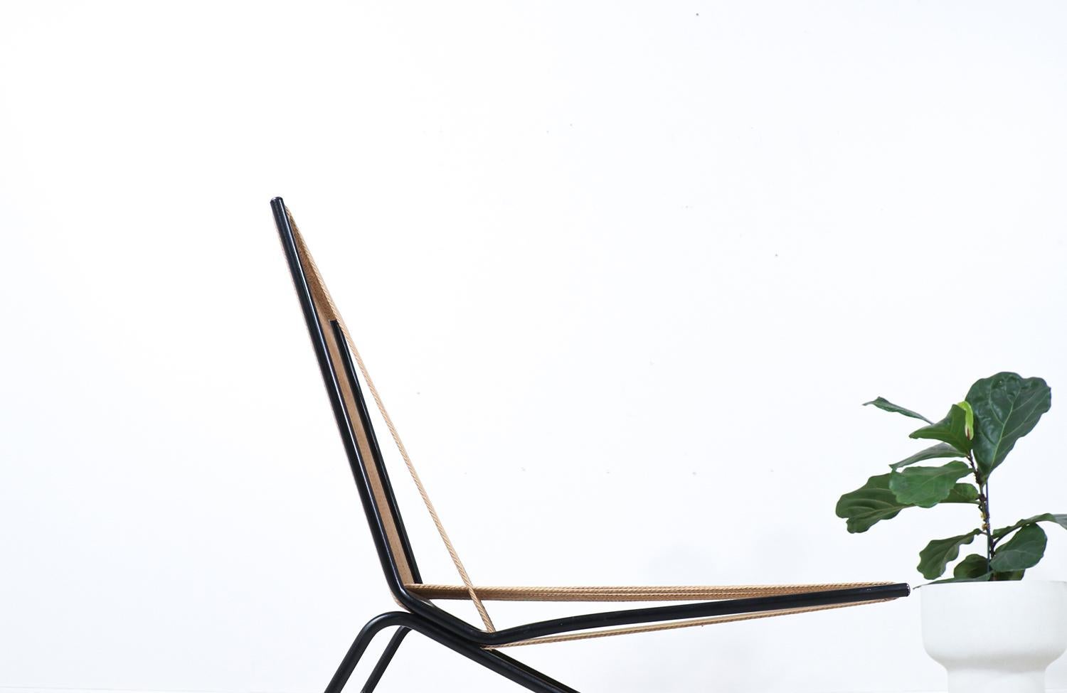 Expert en restauration - Allan Gould String Lounge Chair pour Functional Furniture en vente 1