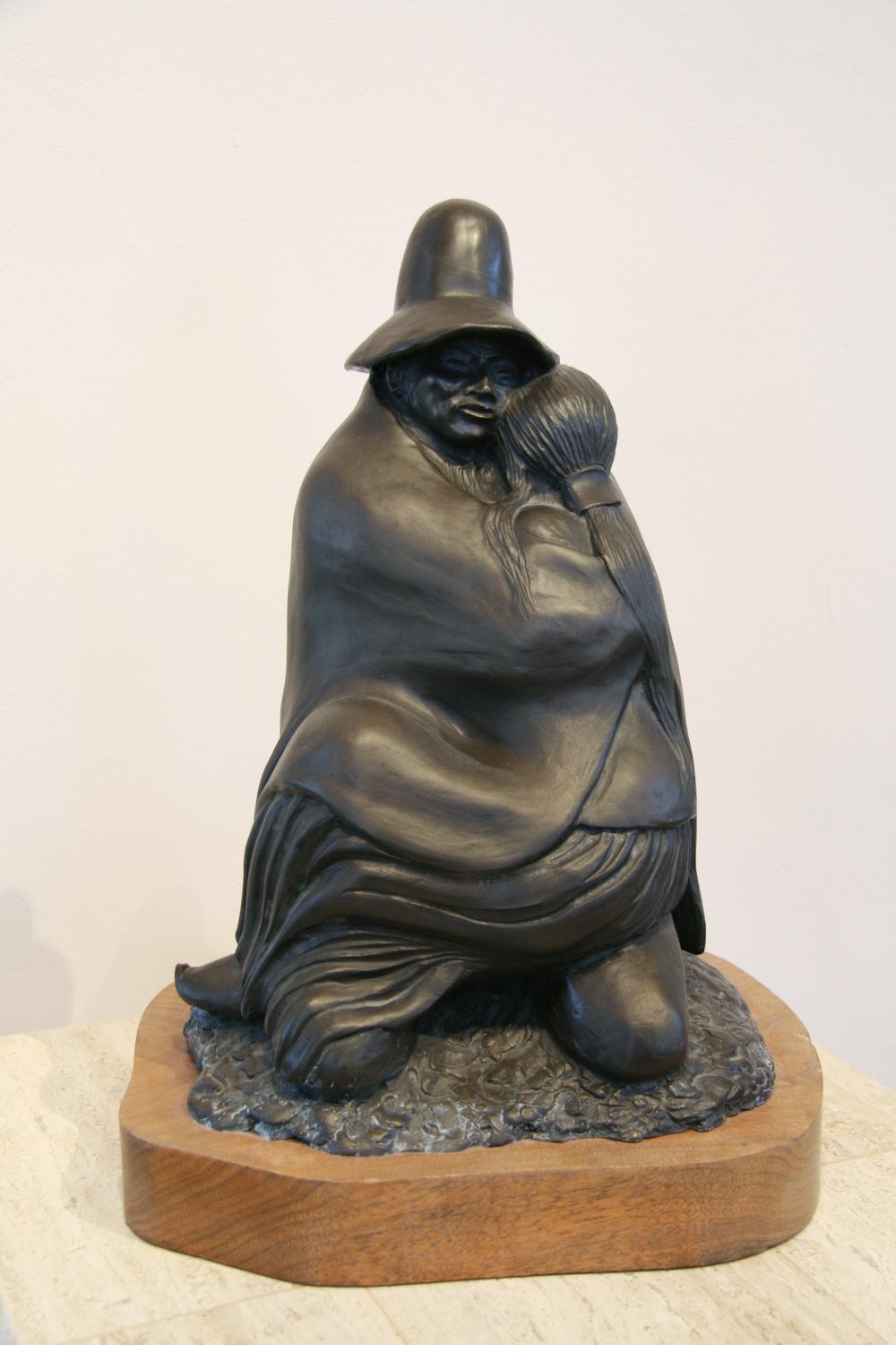 his sculpture “offering of the sacred pipe” is on display in nyc.