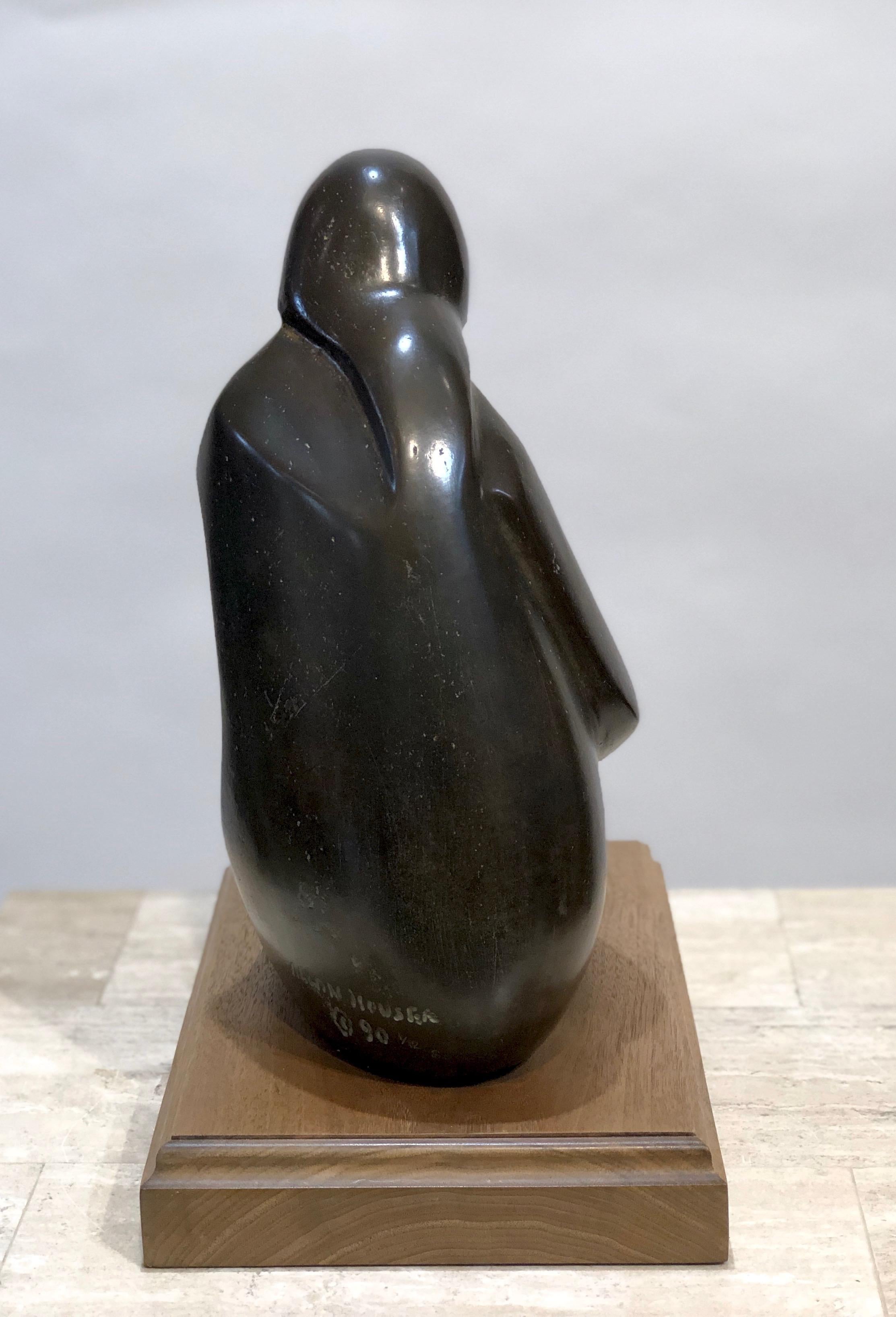 Casi dormidos de Allan Houser, escultura en bronce de madre e hijo, edición, marrón en venta 7