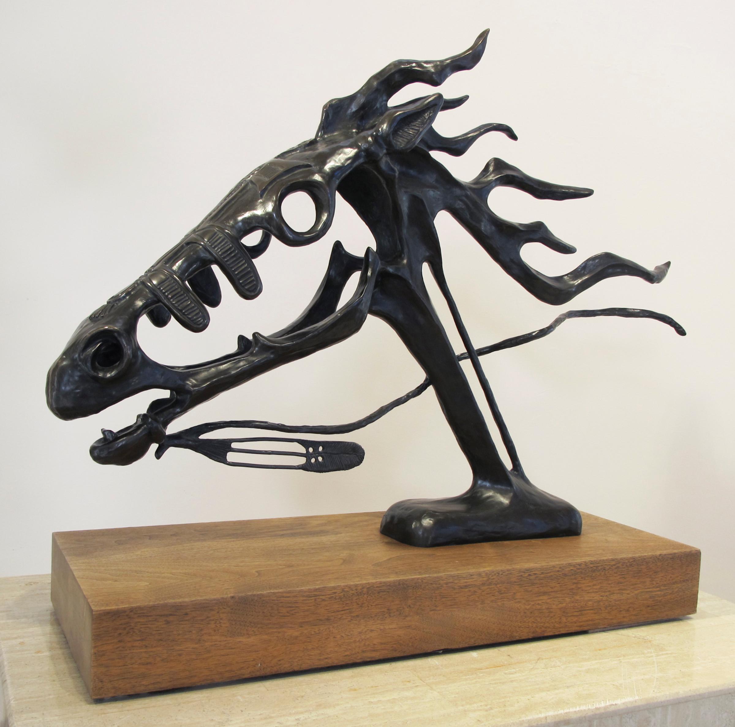 War Pony, Allan Houser,bronze sculpture, running horse, Apache, lifetime casting
Allan Houser (Haozous), Chiricahua Apache 1914-1994 recipient of the National Medal of Arts in 1992. Allan Houser's father Sam, was part of the small band of Apaches