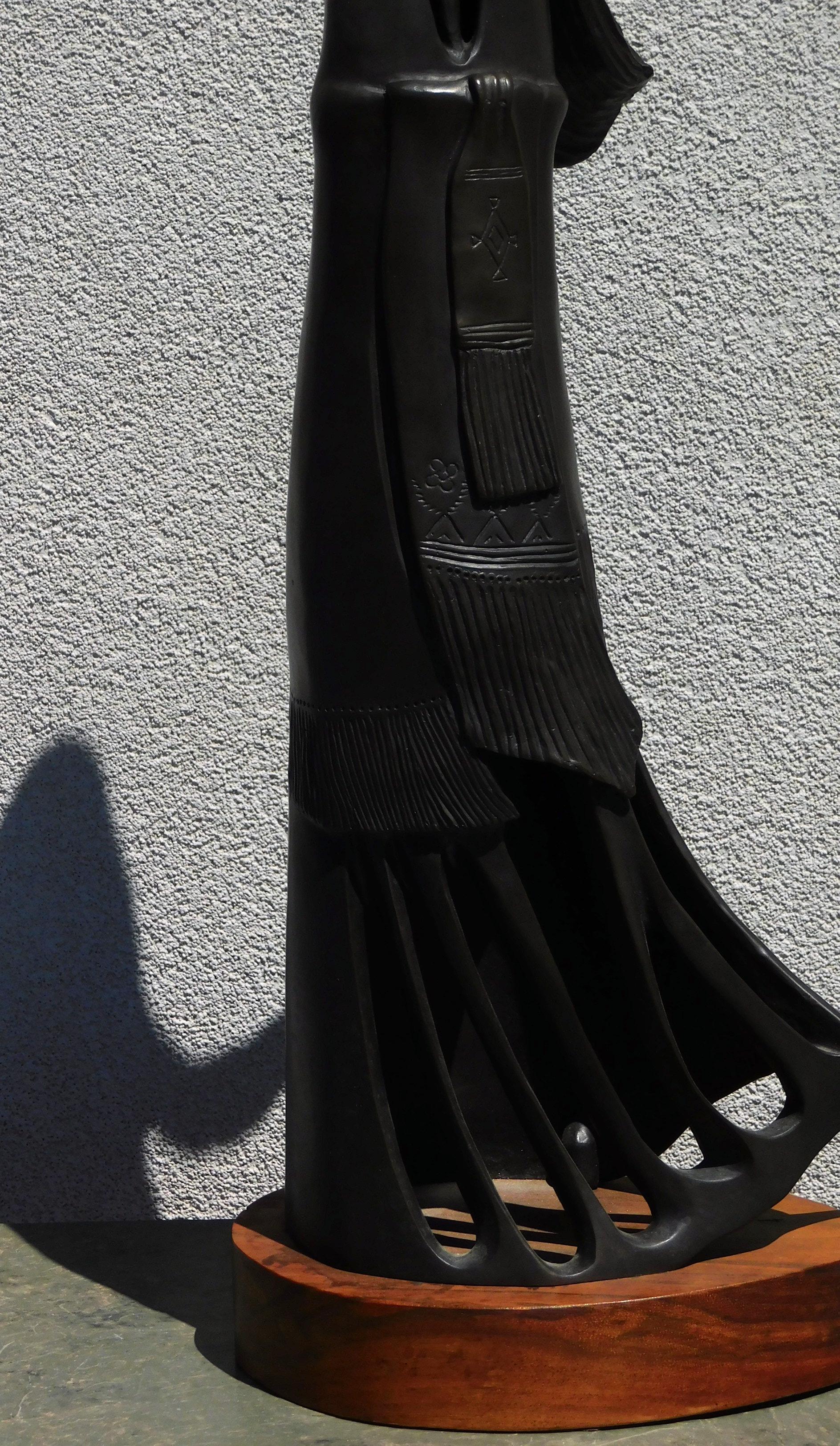 Allan Houser Escultura modernista nativa americana de bronce - 
