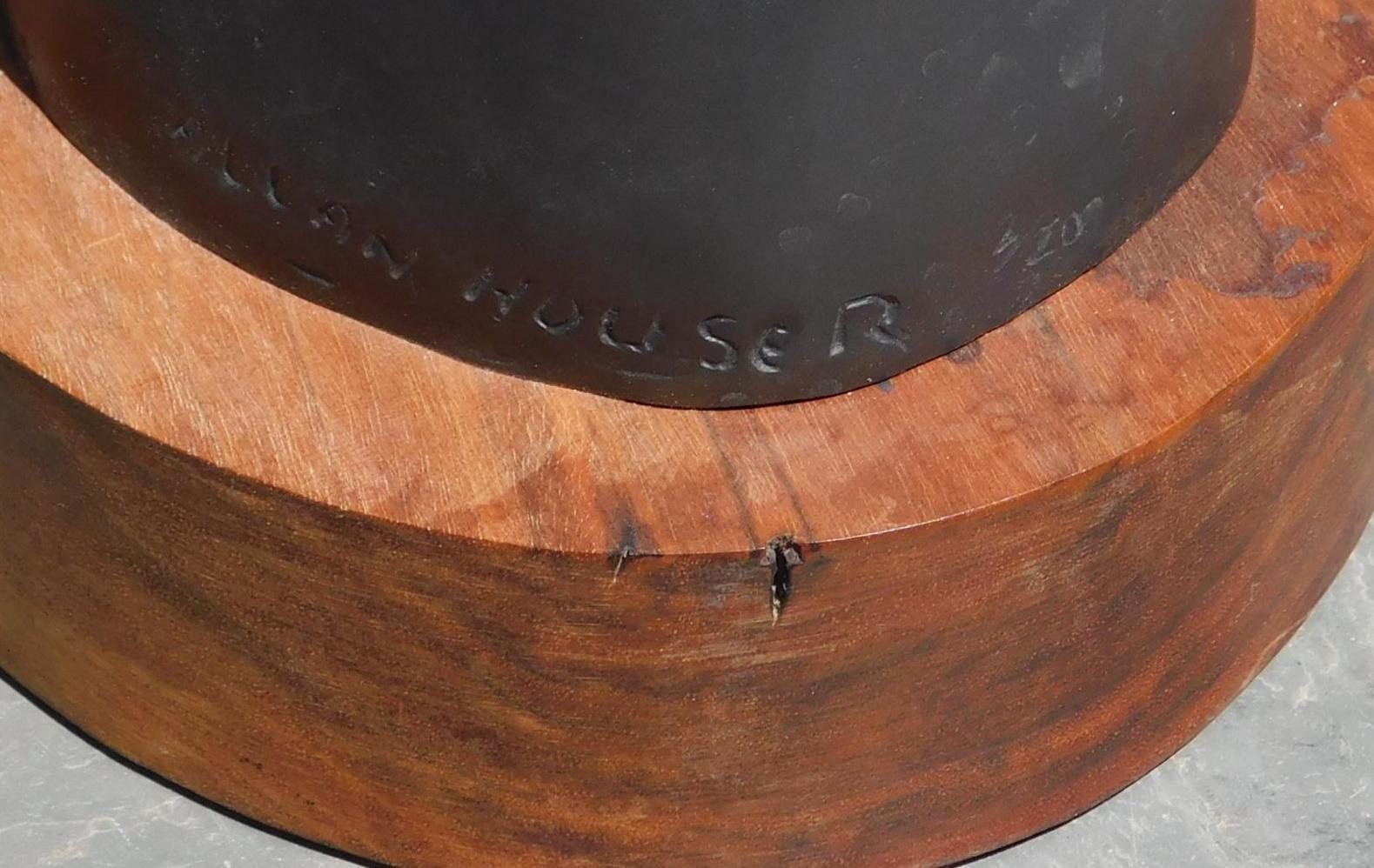 Allan Houser Escultura modernista nativa americana de bronce - 