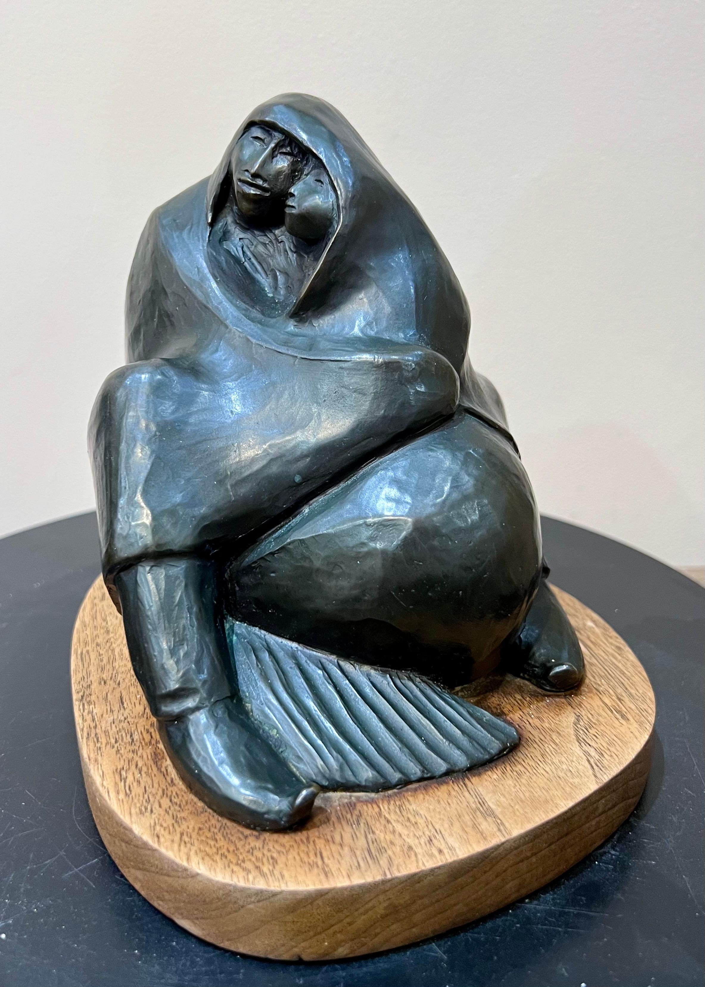 Apache Lovers, bronze, sculpture, Allan Houser, figurative, limited edition For Sale 4