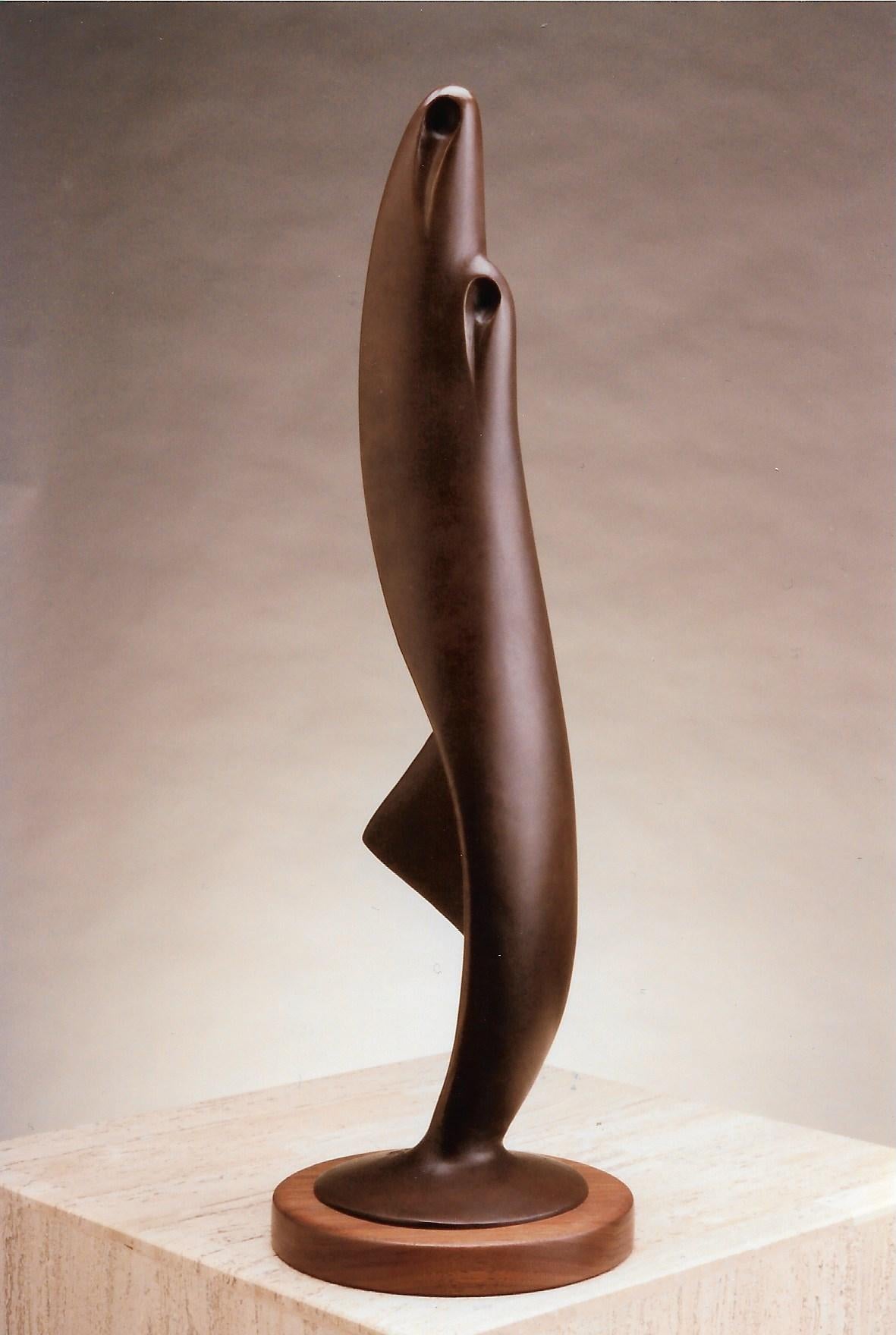 Brese du désert d'Allan Houser Haozous, sculpture en bronze, figures enfermées en vente 1
