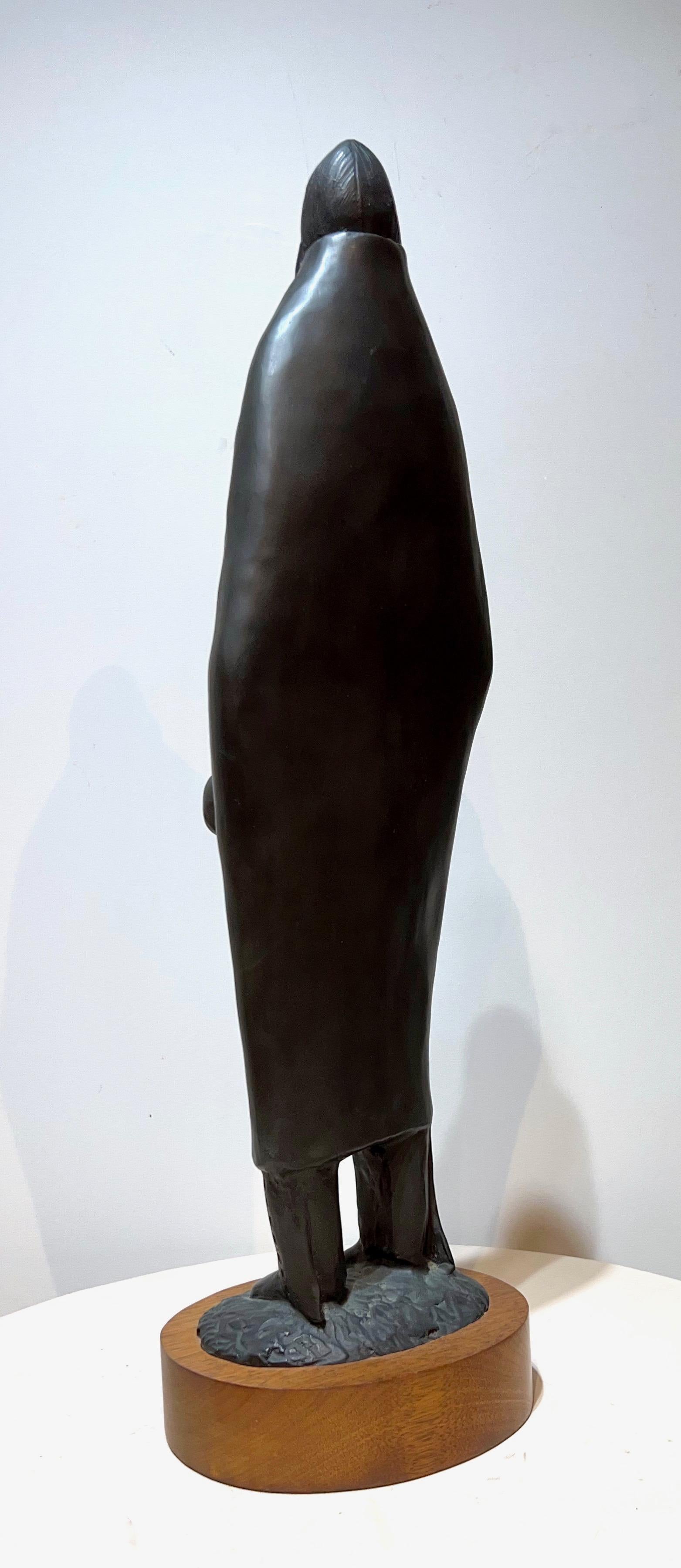 Allan Houser Man of Honor, bronze, sculpture by Allan Houser, Apache