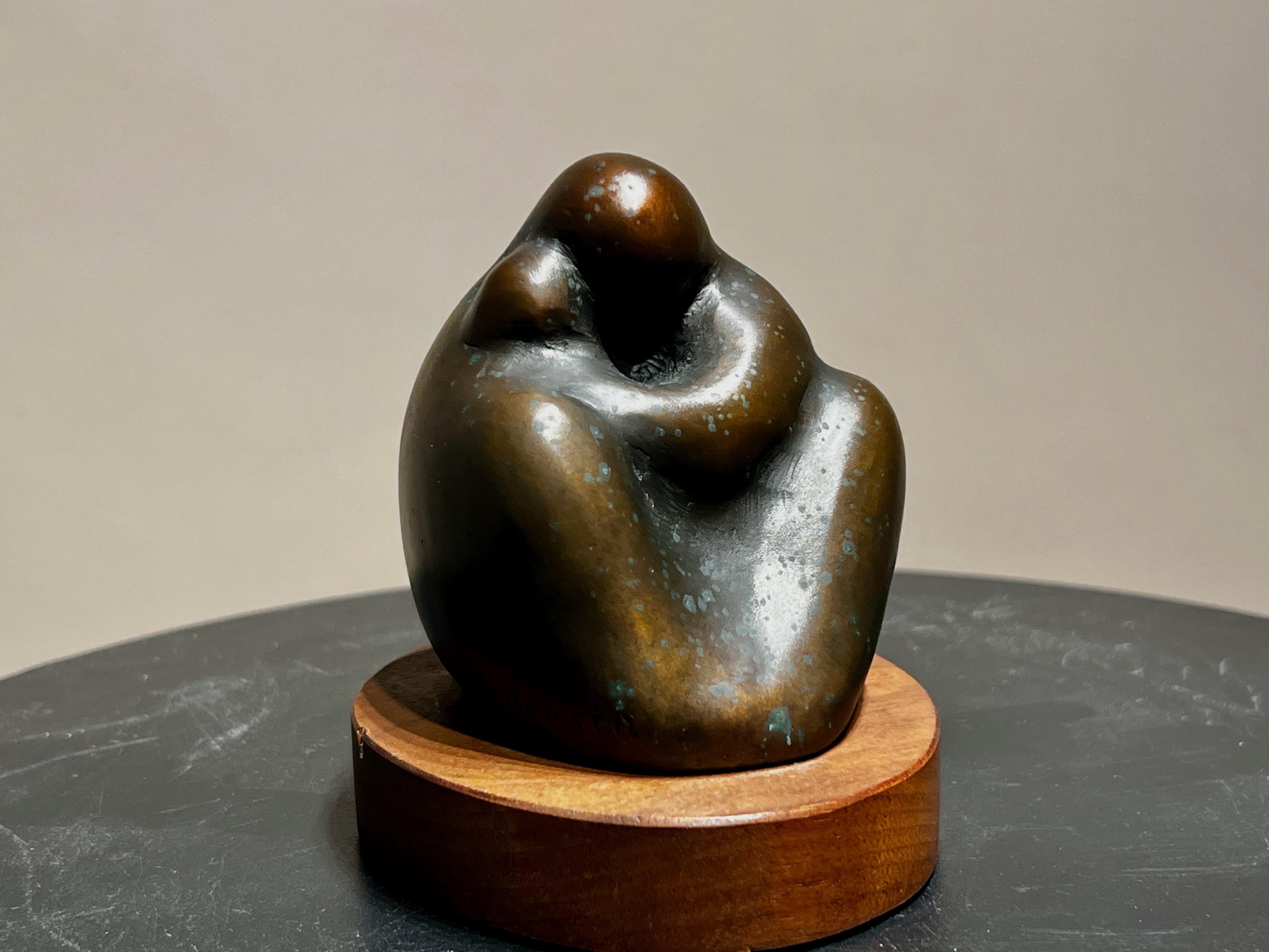 abstract bronze sculptures