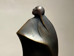 Pride sculpture by Allan Houser, Apache, female figure, bronze, small
