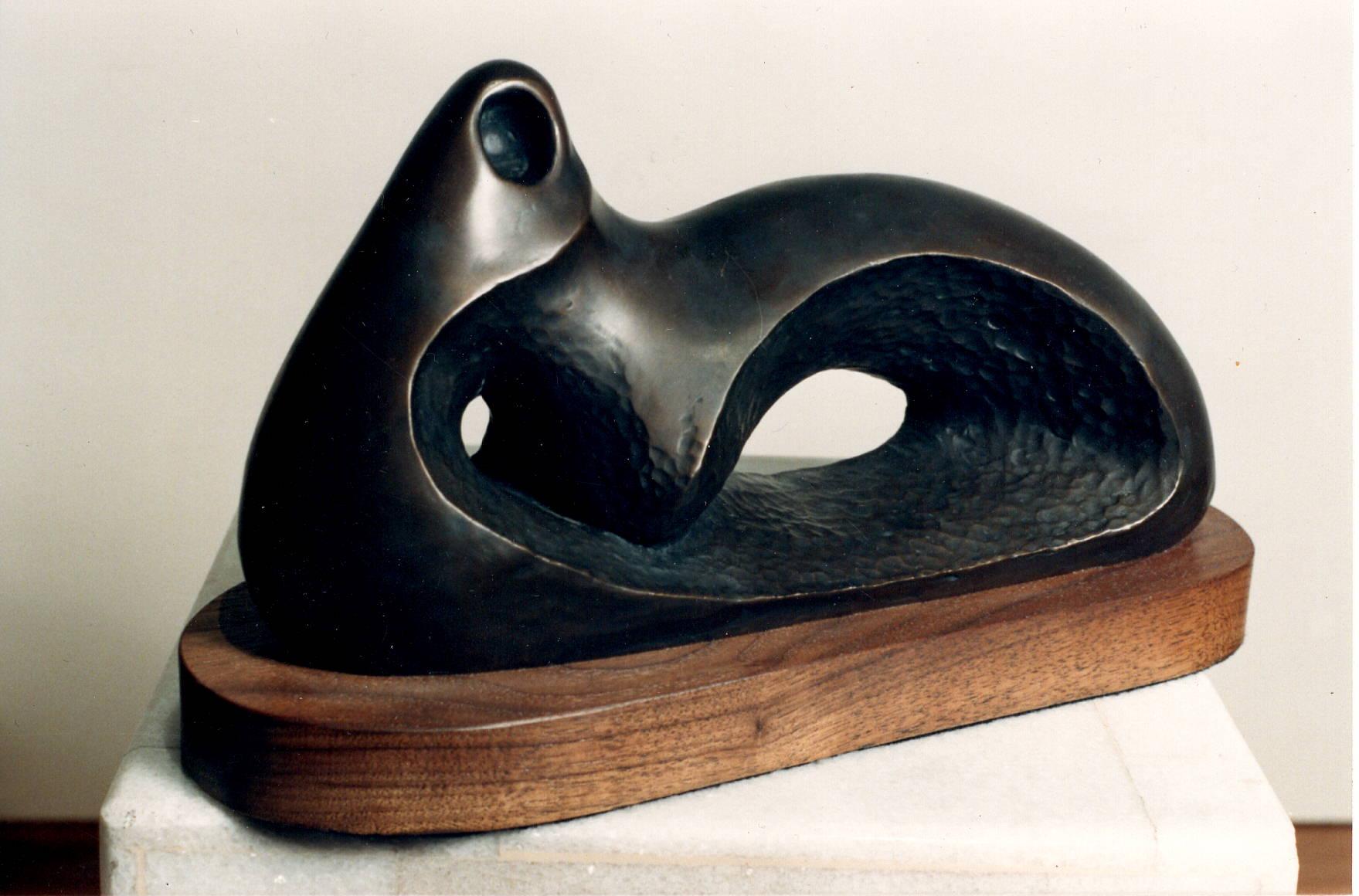 Reclining Figure II, by Allan Houser, Apache, abstract, figurative, bronze

Allan Houser was born in 1914.

His artwork is an ongoing testimony to Native life in America – its beauty, strength and poignancy. Allan Houser is from the culture and
