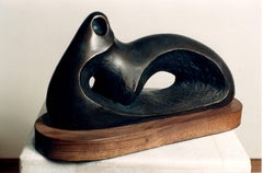 Reclining Figure II, by Allan Houser, Apache, abstract, figurative, bronze