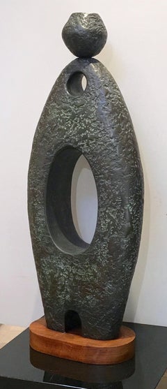 Water Carrier II, by Allan Houser bronze, Apache contemporary Native American