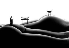 Buddha - black and white photography