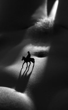 Cowboy-Fotografie in Schwarz-Weiß 