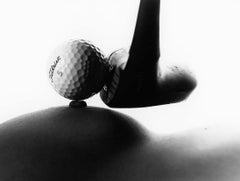 Teeing - black and white photography