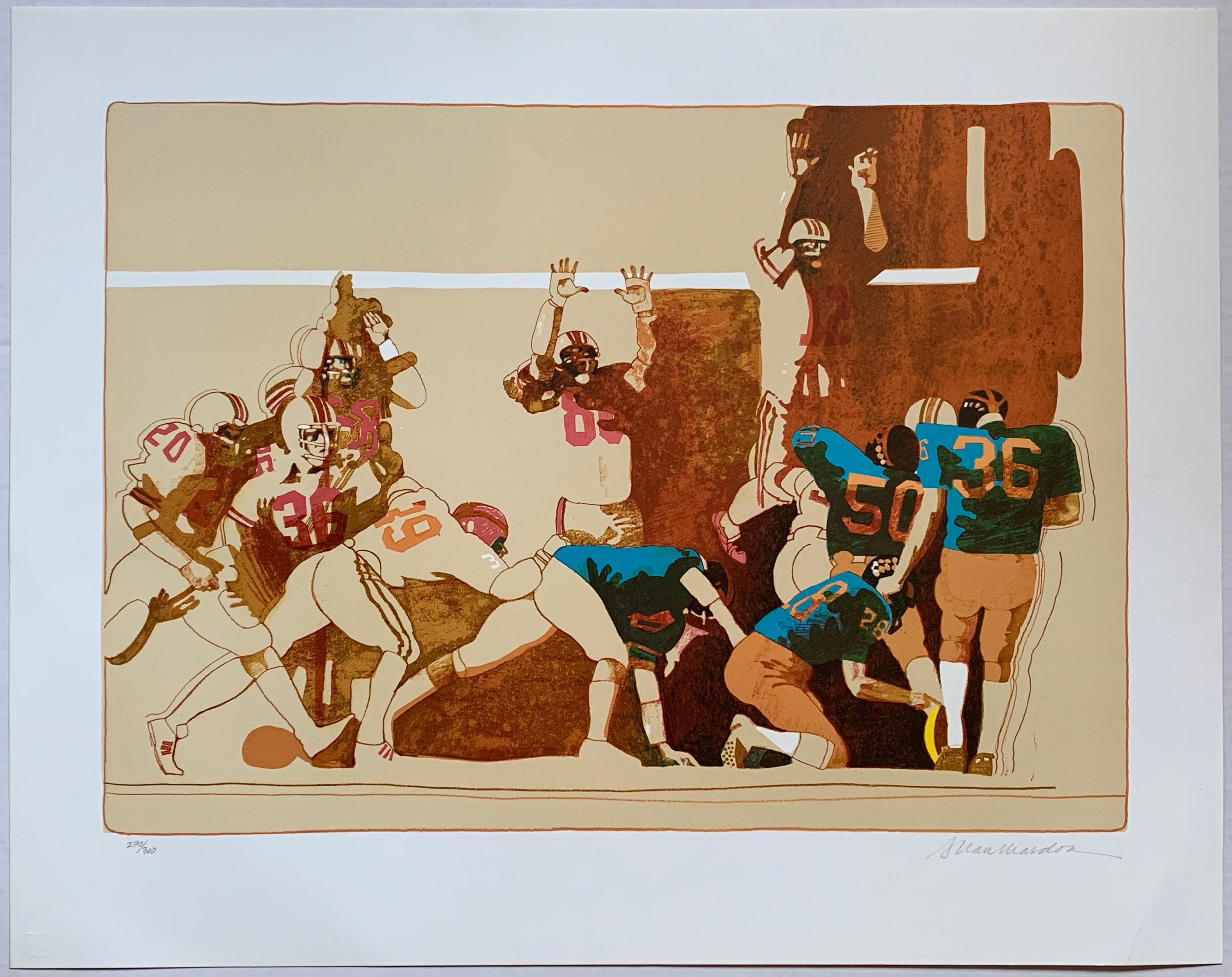 NFL - Print by Allan Mardon
