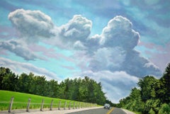 Highway 28 Southbound at Apsley, Painting, Oil on Canvas