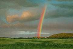 Maxwell Settlement Rainbow, Painting, Oil on Canvas