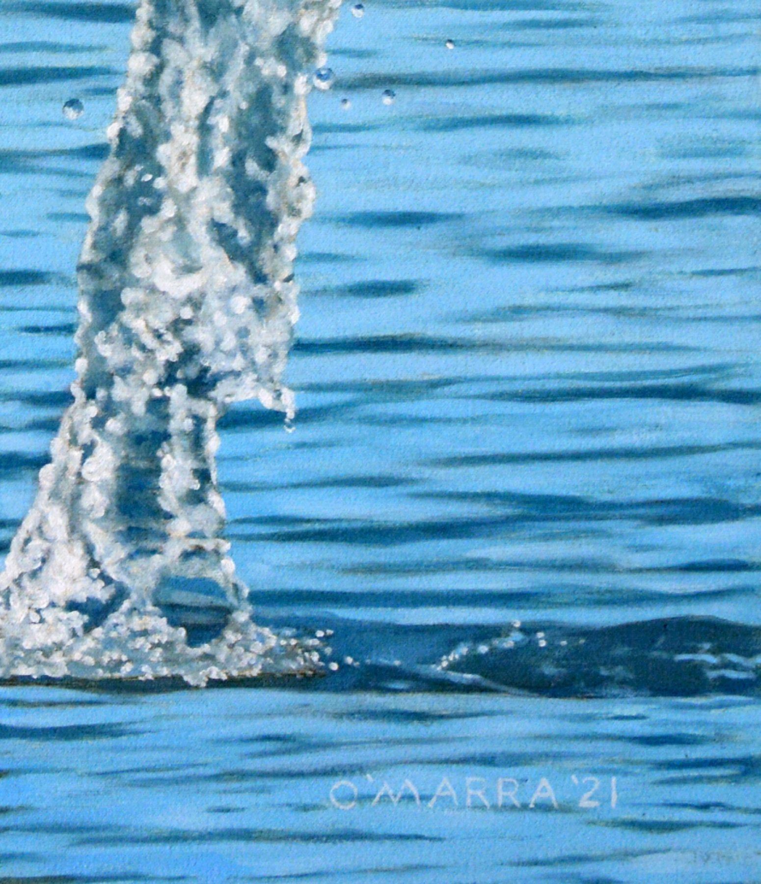 Swoosh III, Painting, Oil on Canvas For Sale 1