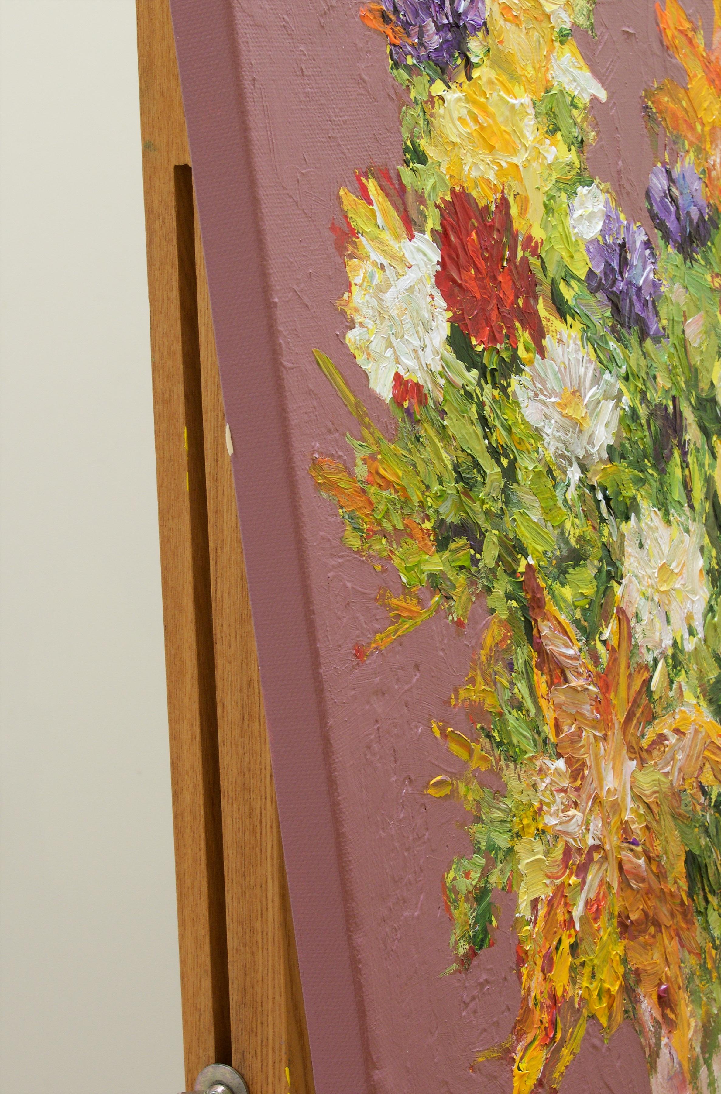 Giving Love, Gemälde, Acryl auf Leinwand (Impressionismus), Painting, von Allan P Friedlander