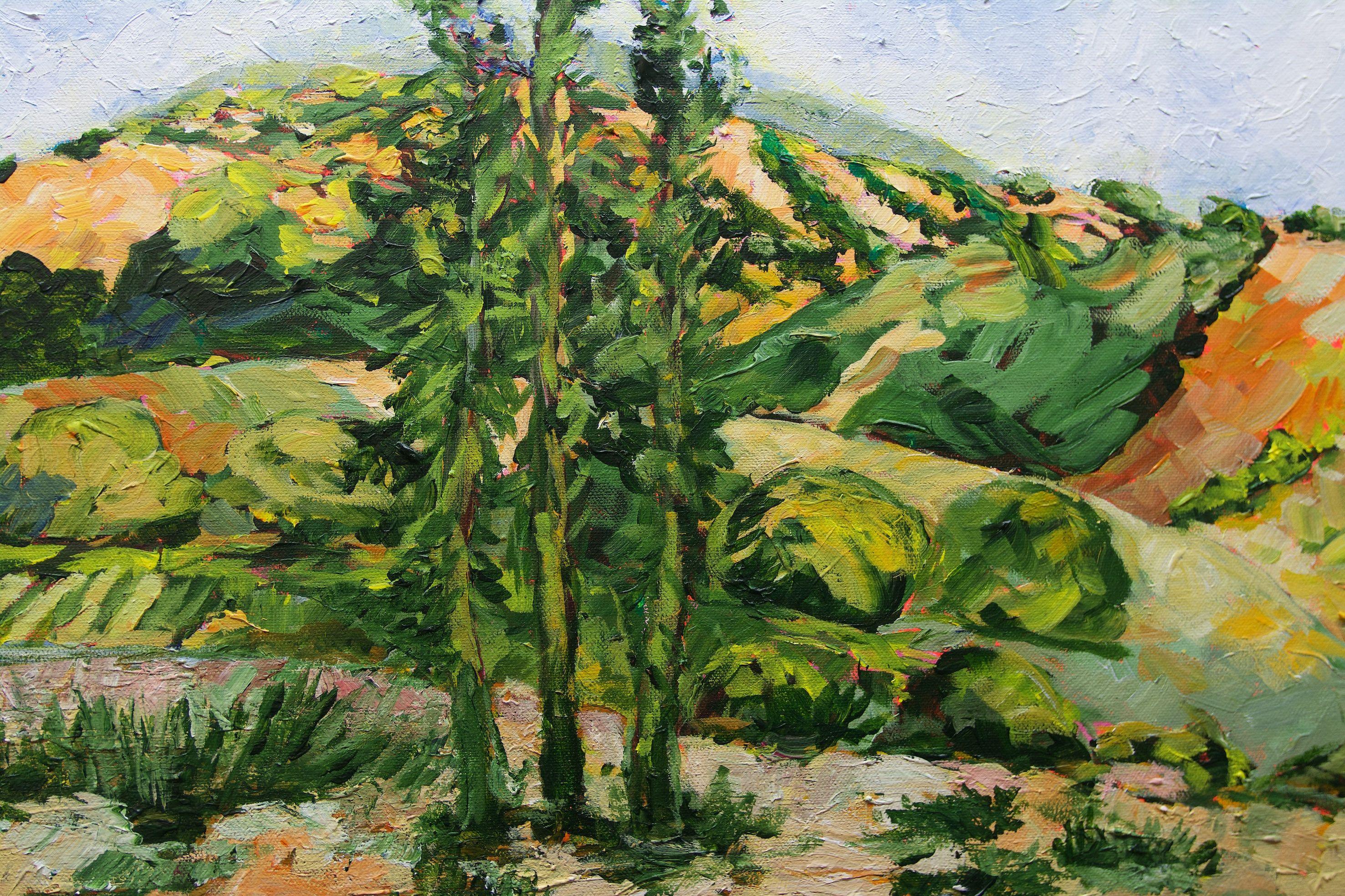 Top of the Hill, Painting, Acrylic on Canvas For Sale 1