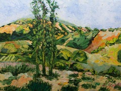 Top of the Hill, Gemälde, Acryl auf Leinwand