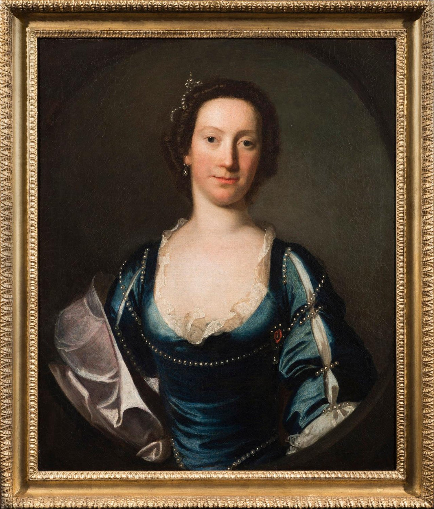 Allan Ramsay Portrait Of A Lady In A Green Dress Portrait 18th