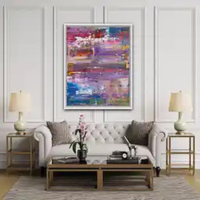 Derive, Original painting, Abstract, Colourful  For Sale 1