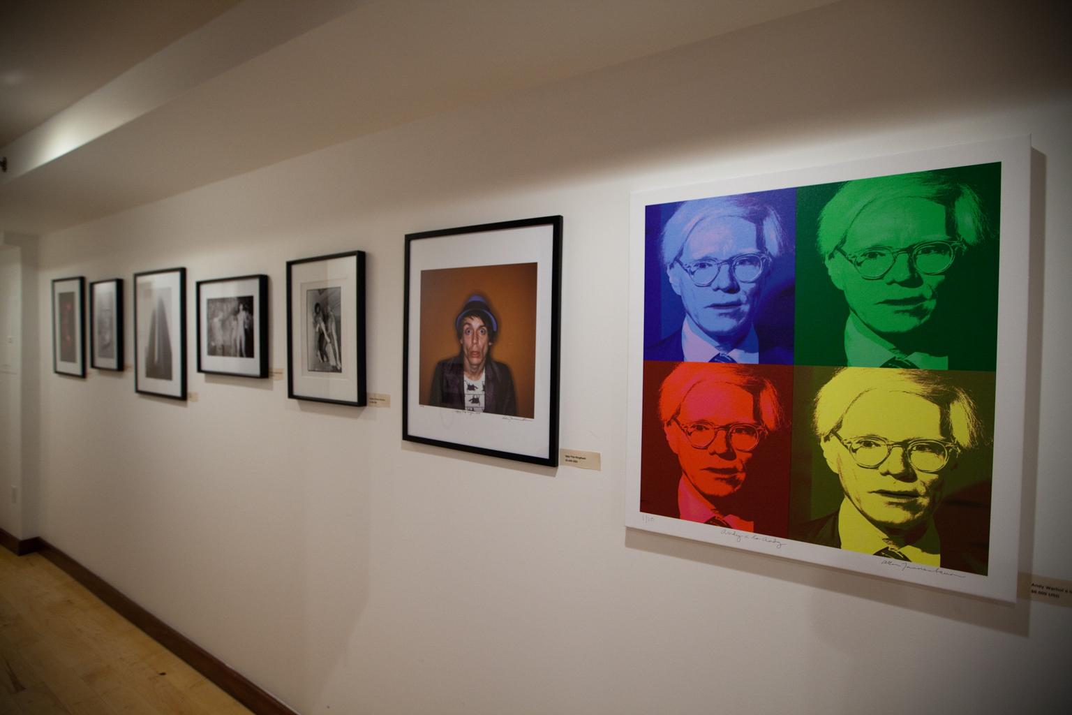 Andy Warhol a la Andy - Photo Portraits of Andy Printed on Canvas in his Style - Photograph by Allan Tannenbaum