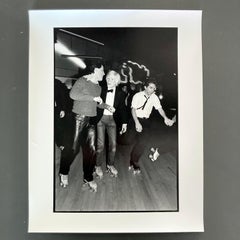 Andy Warhol on roller skates vintage silver gelatin print by Allan Tannenbaum