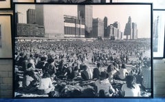 Vintage Anti-Nuke Rally Battery Park City New York 1979 Framed Canvas Pigment Print 1 /1