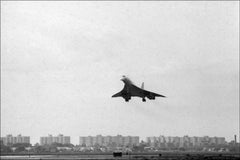 Concorde First Transatlantic Flight JFK - Archival Fine Art Black & White Print