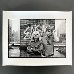 Debbie Harry and Chris Stein Blondie vintage print by Allan Tannenbaum