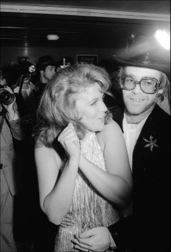 Elton John & Ann Margret Dance  -  Fine Art Limited Edition Black & White Print